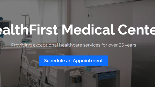 HealthFirst Frontend Mockup